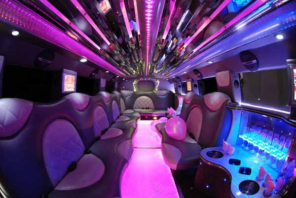 Cadillac escalade limo interior orlando